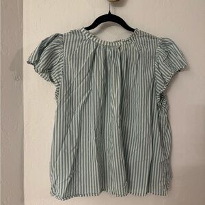 Trovata Light Blue Striped Blouse